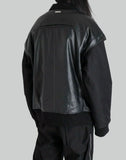 C2H4 - Streamline Arch Panelled Bomber Jacket - 082plus