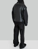 C2H4 - Streamline Arch Panelled Bomber Jacket - 082plus
