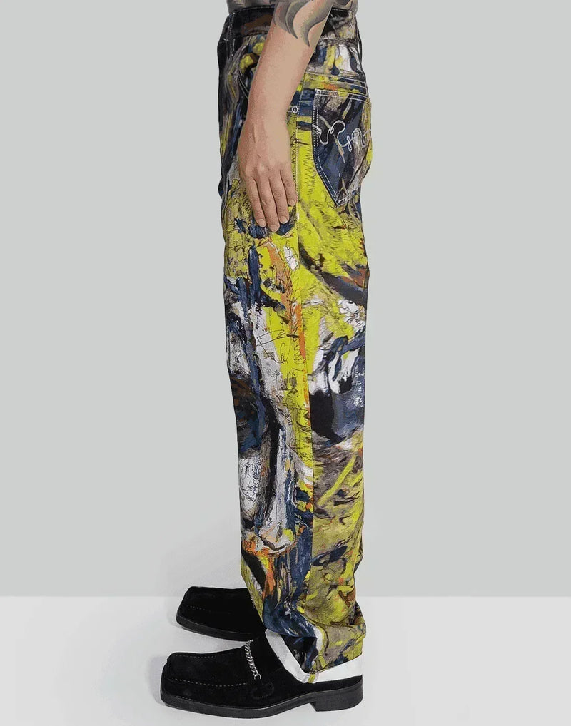 Charles Jeffrey LOVERBOY - ART DENIM JEAN - 082plus