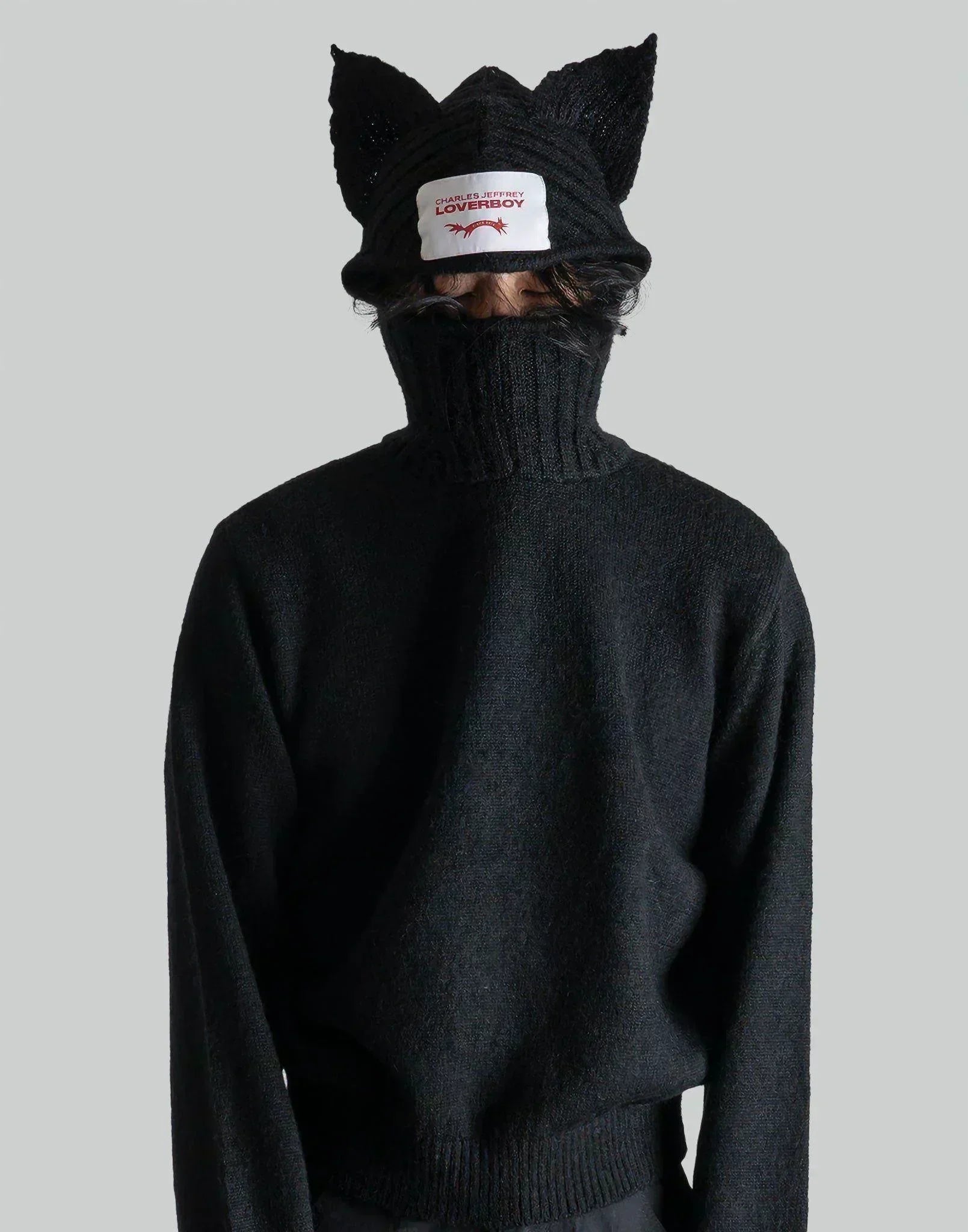 Charles Jeffrey LOVERBOY - EARS BALACLAVA JUMPER - 082plus