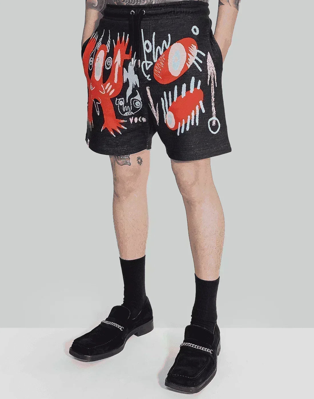 Charles Jeffrey LOVERBOY - JACQUARD SHORTS - 082plus