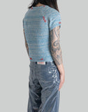 Charles Jeffrey LOVERBOY - LABEL KNITTED BABY TEE - 082plus