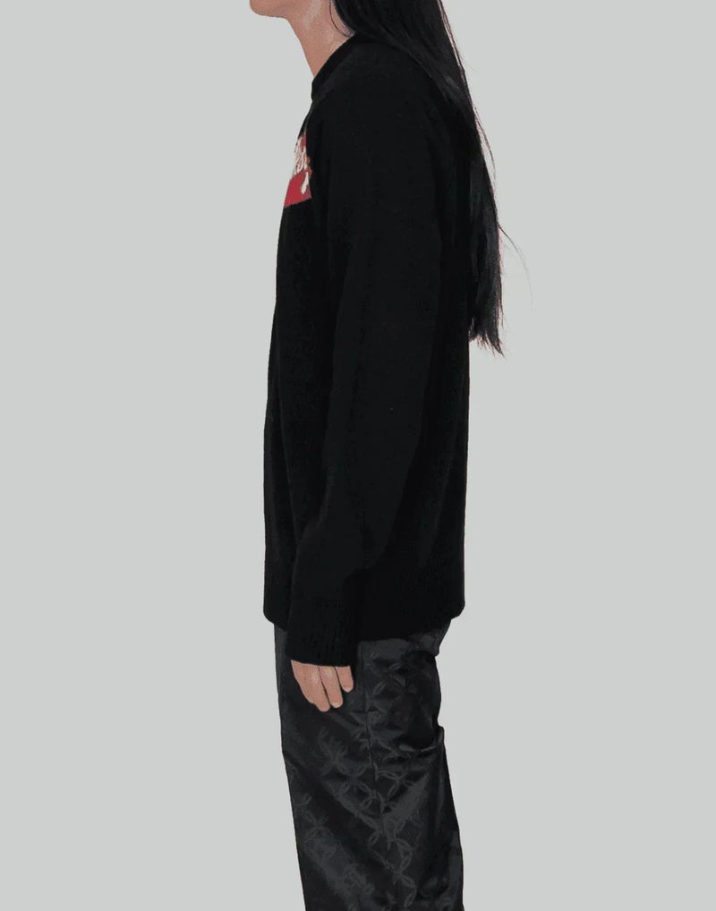 Charles Jeffrey LOVERBOY - LOVERBOY GHOST GRAPHIC JUMPER - 082plus