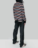 Charles Jeffrey LOVERBOY - MEGA SHRED STRIPE JUMPER - 082plus