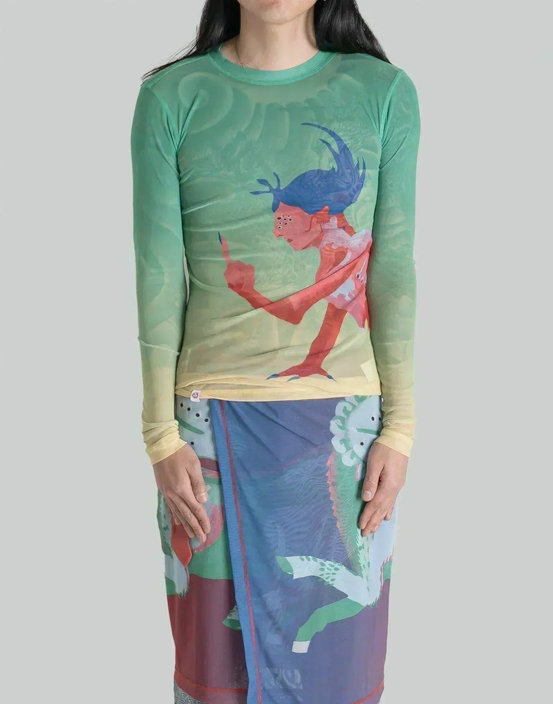 Charles Jeffrey LOVERBOY - POWERMESH LONG SLEEVE TEE - 082plus