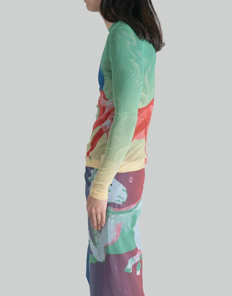 Charles Jeffrey LOVERBOY - POWERMESH LONG SLEEVE TEE - 082plus