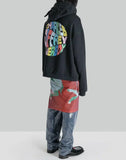 Charles Jeffrey LOVERBOY - PRINTED LOGO EARS HOODY - 082plus