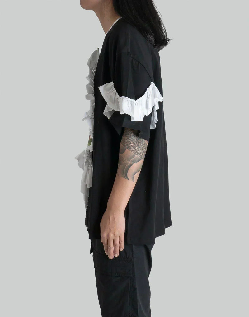 Charles Jeffrey LOVERBOY - RUFFLE PATCH TEE - 082plus