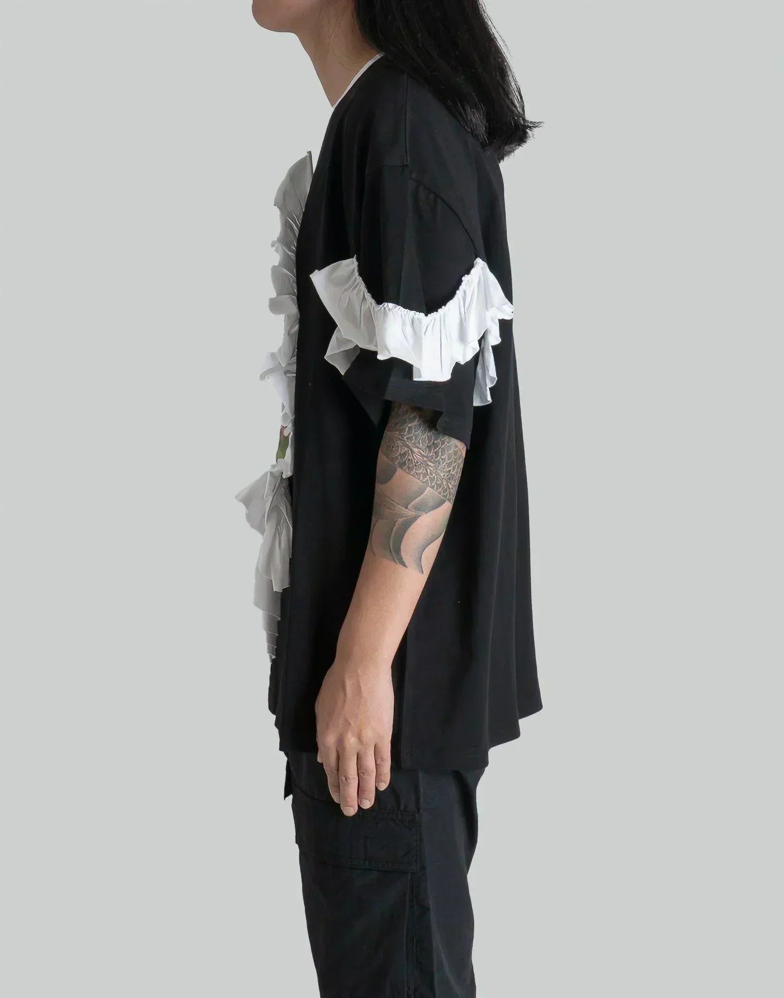 Charles Jeffrey LOVERBOY - RUFFLE PATCH TEE - 082plus