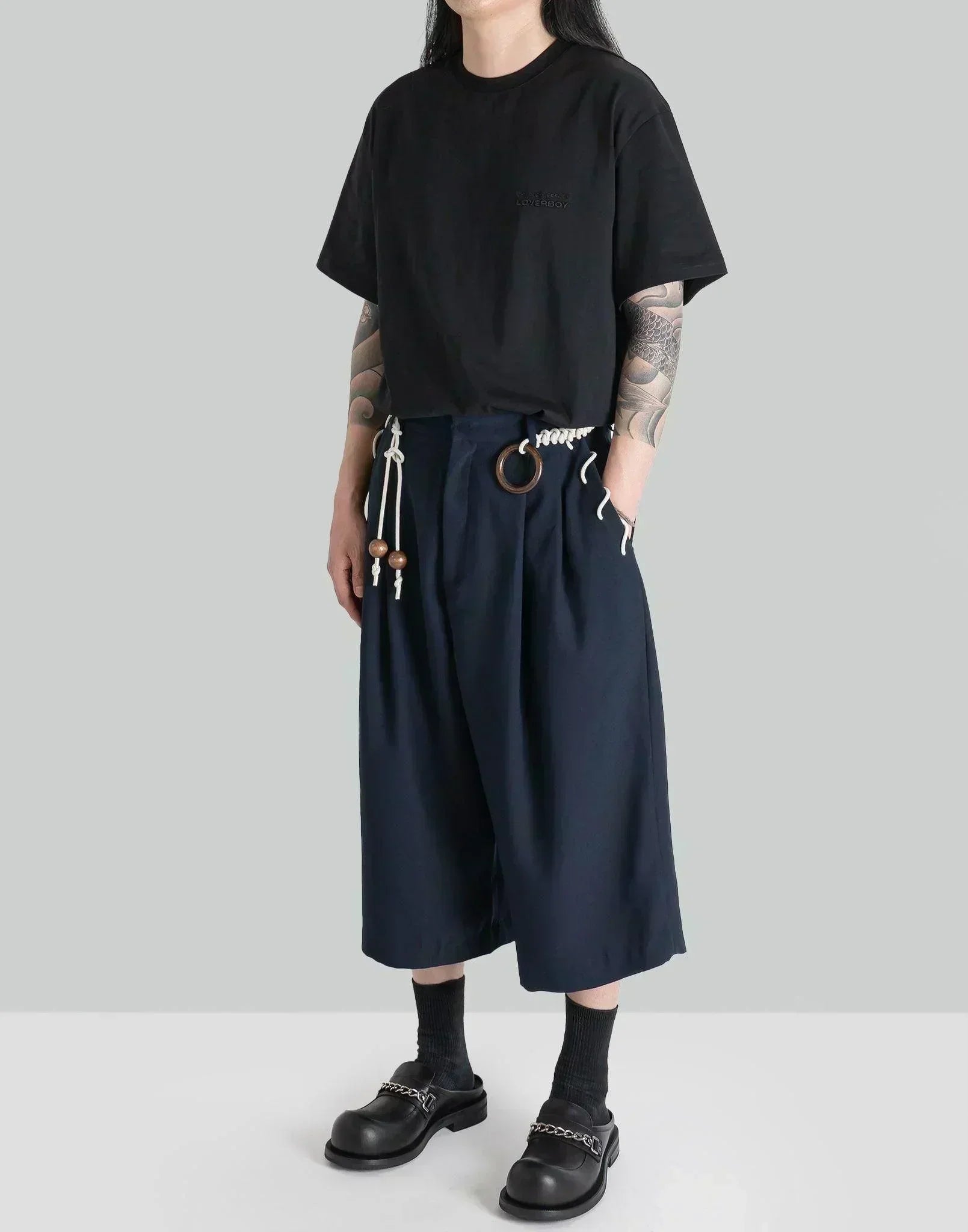 Charles Jeffrey LOVERBOY - SAILOR WIDE LEG SHORTS MEN - 082plus