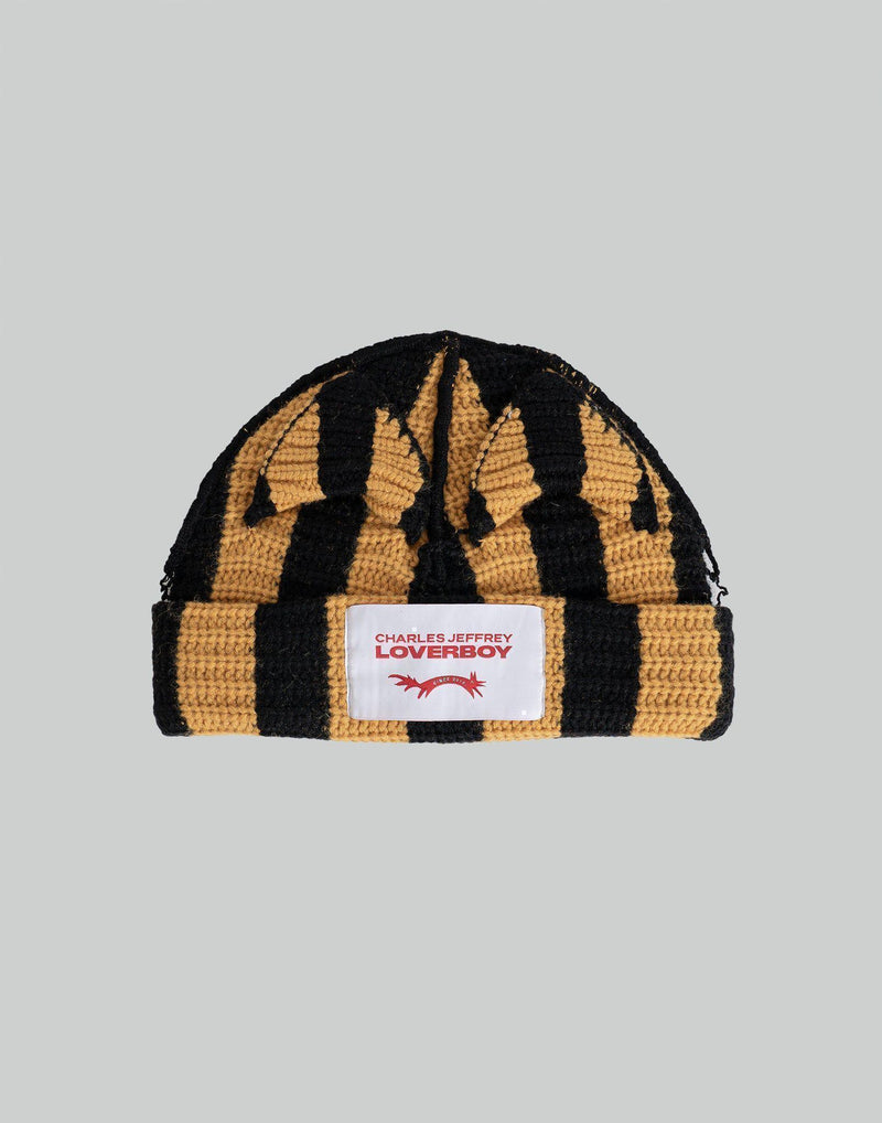 Charles Jeffrey LOVERBOY - STRIPED EARS BEANIE - 082plus