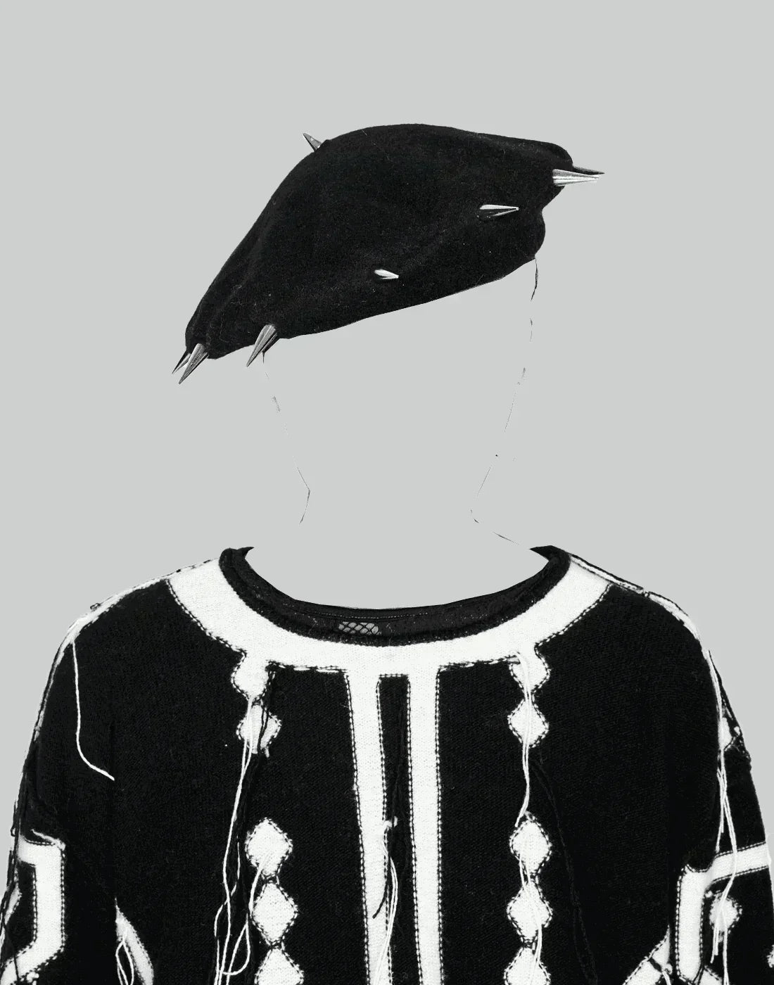 Charles Jeffrey LOVERBOY - STUDDED BERET - 082plus