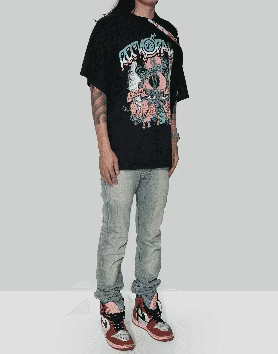 DISCOVERED - I stitch Band Tee - 082plus