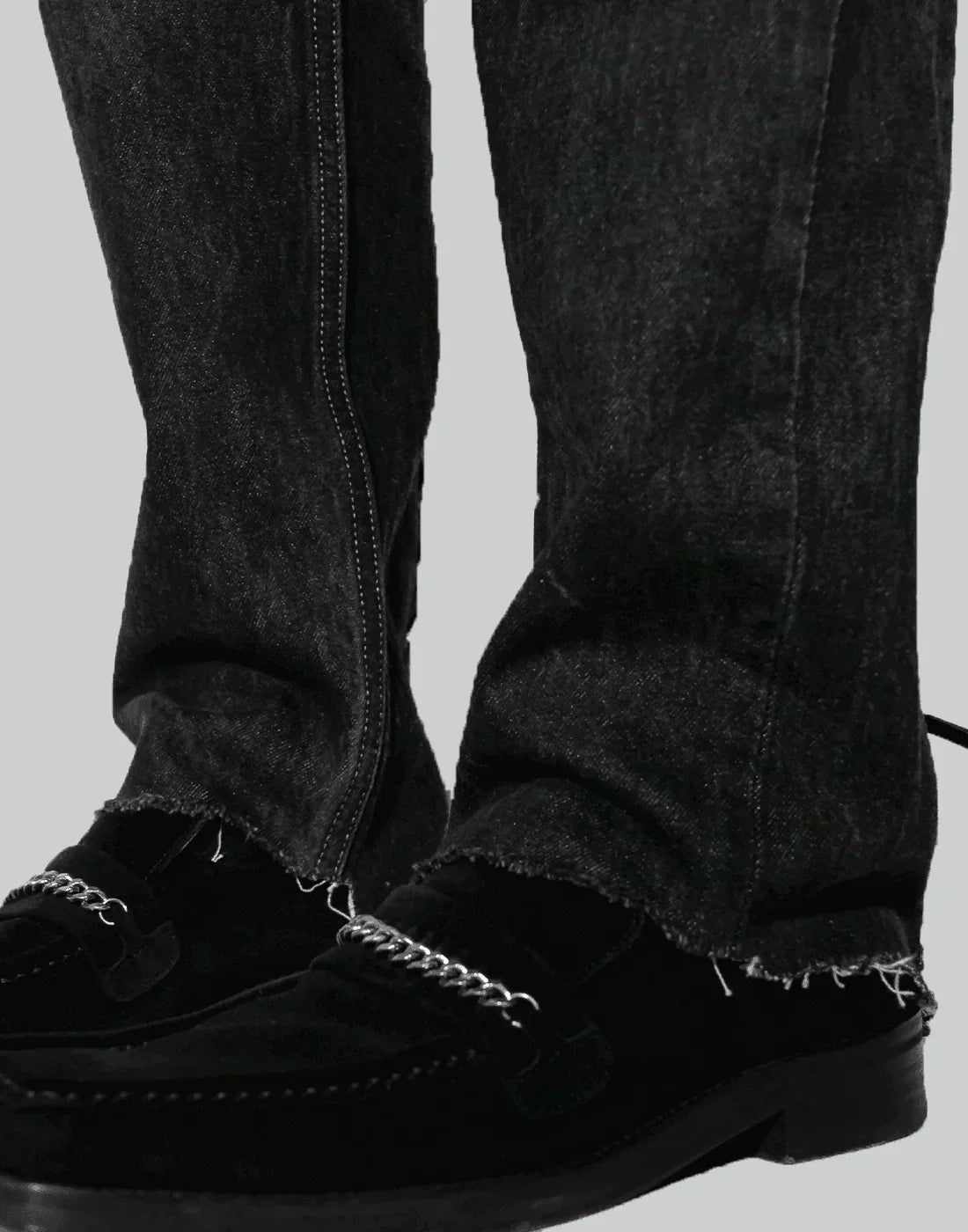 DISCOVERED - Looping Denim Pants - 082plus