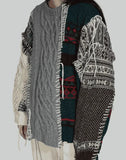 DISCOVERED - Nordic Collage Sweater - 082plus