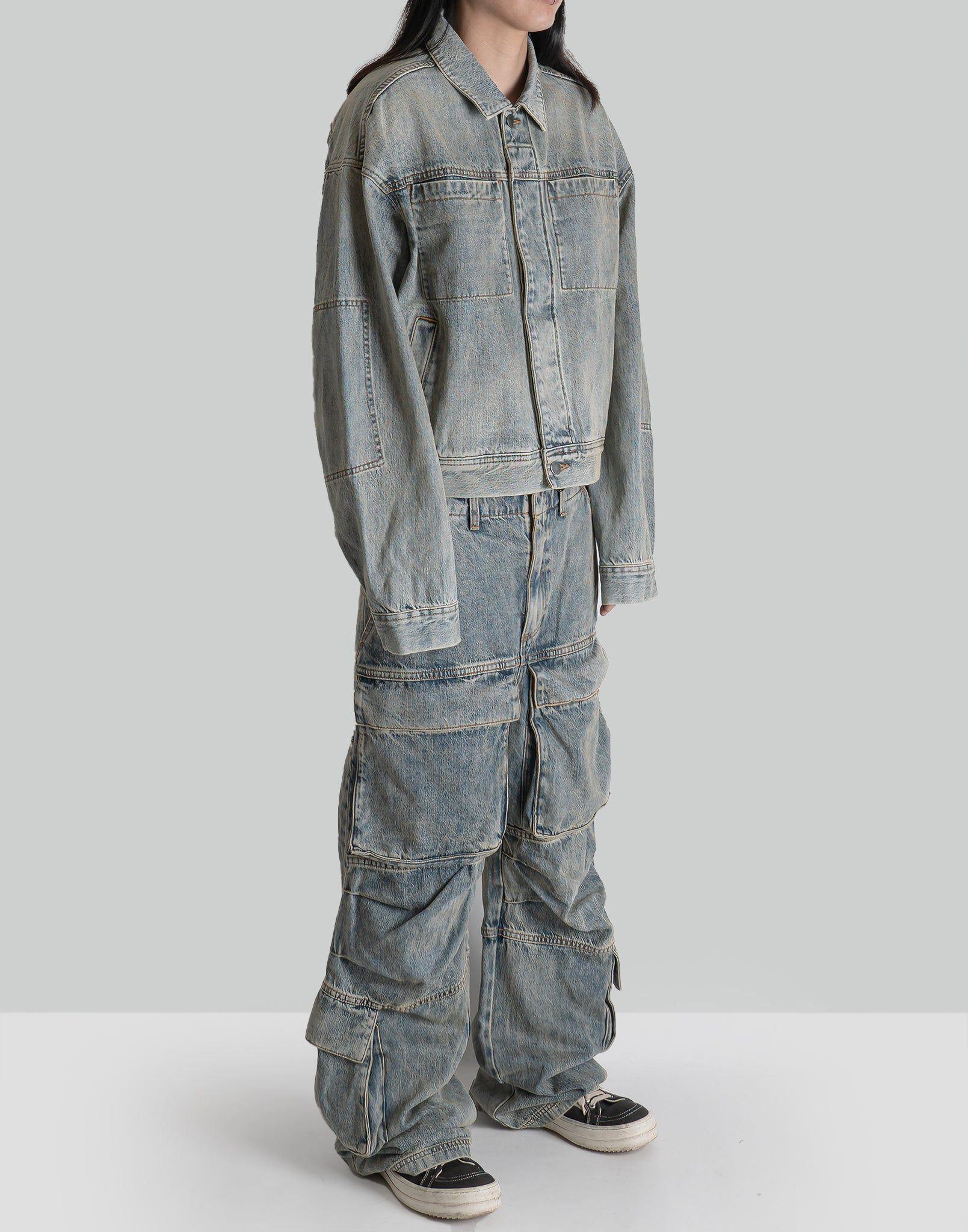 entire studios - HEAVY DENIM CARGO - 082plus