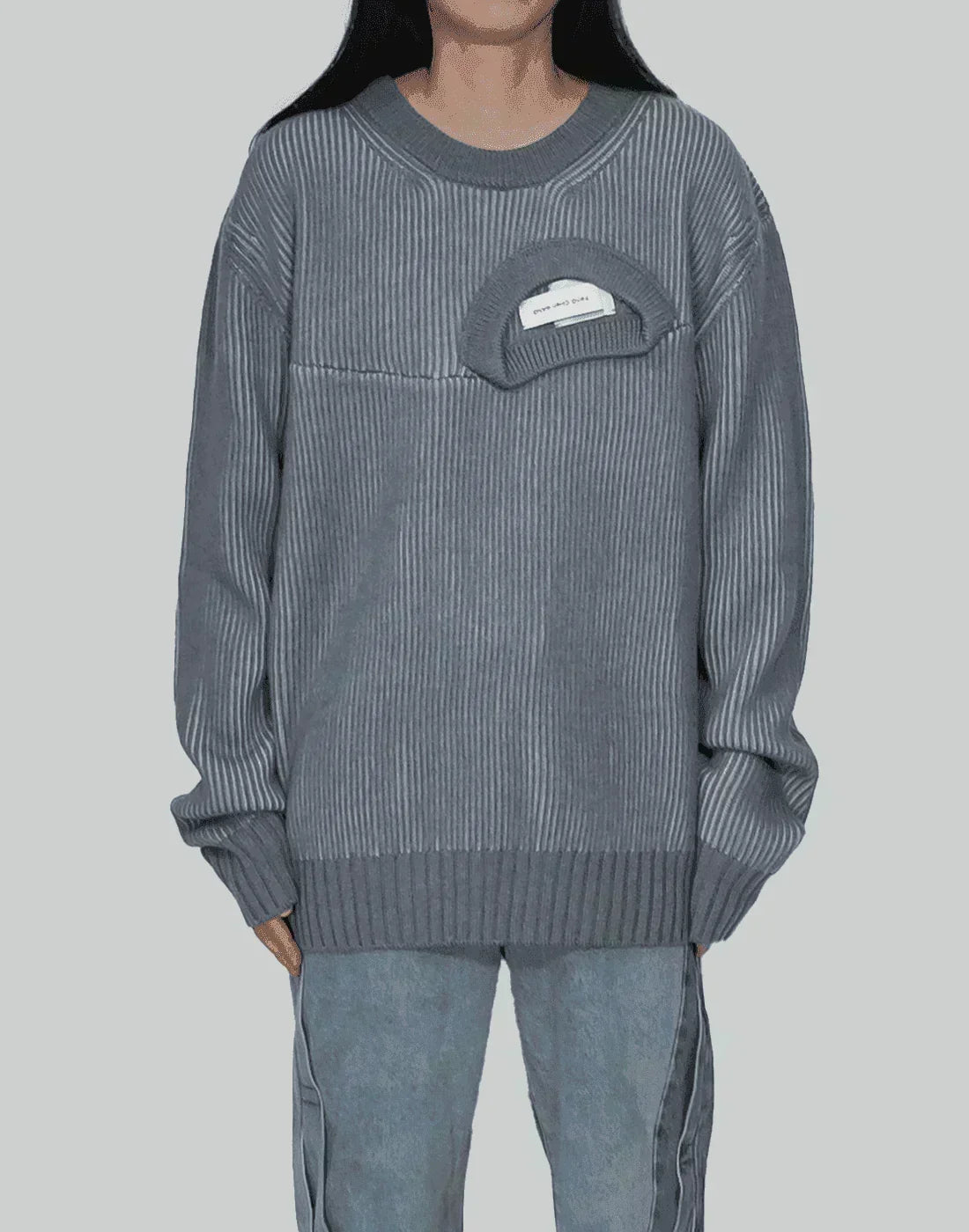 FENG CHEN WANG - 2 IN 1 PULLOVER SWEATER - 082plus