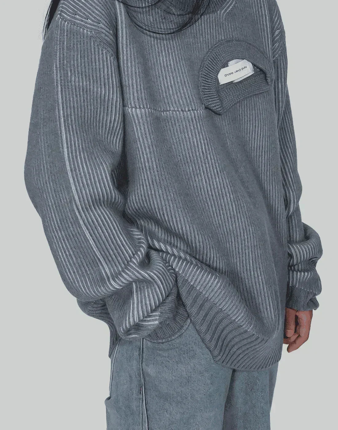 FENG CHEN WANG - 2 IN 1 PULLOVER SWEATER - 082plus