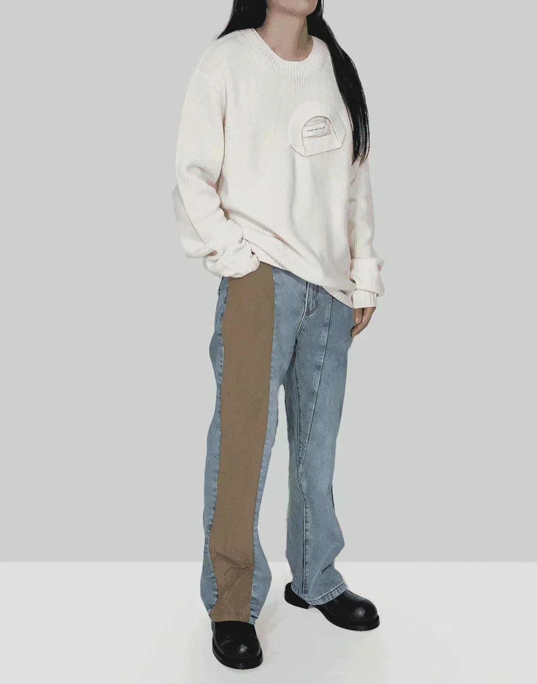 FENG CHEN WANG - 2 IN 1 SWEATER - 082plus