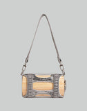 FENG CHEN WANG - BAMBOO BAG WITH WASH DENIM STRAPS - 082plus