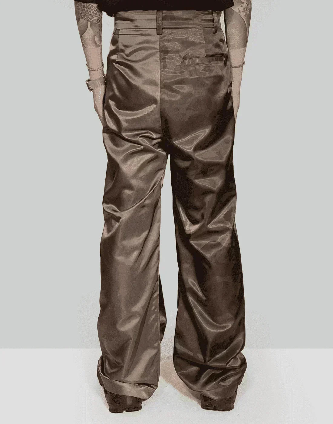 FENG CHEN WANG - CAMOUFLAGE PANELLED TROUSERS - 082plus