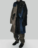 FENG CHEN WANG - CONTRAST COLOUR HOODED COAT - 082plus