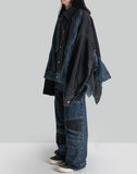 FENG CHEN WANG - DECONSTRCTED DENIM TROUSERS - 082plus