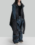 FENG CHEN WANG - DECONSTRCTED DENIM TROUSERS - 082plus