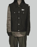 DETACHABLE TWO-PIECE PLAID JACKET
