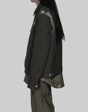 FENG CHEN WANG - DETACHABLE TWO-PIECE PLAID JACKET - 082plus