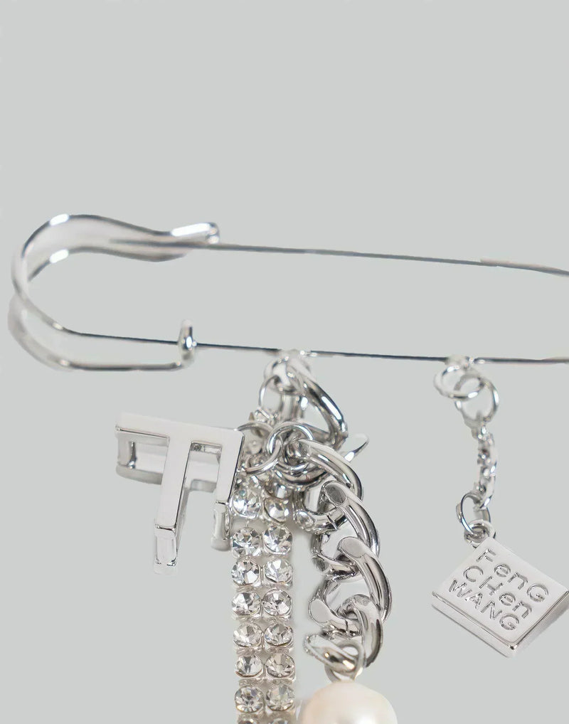 FENG CHEN WANG - DIAMOND STITCHING BROOCH - 082plus