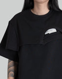 FENG CHEN WANG - DOUBLE COLLAR T-SHIRT - 082plus