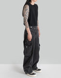 FENG CHEN WANG - DOUBLE WAIST DENIM CARGO - 082plus