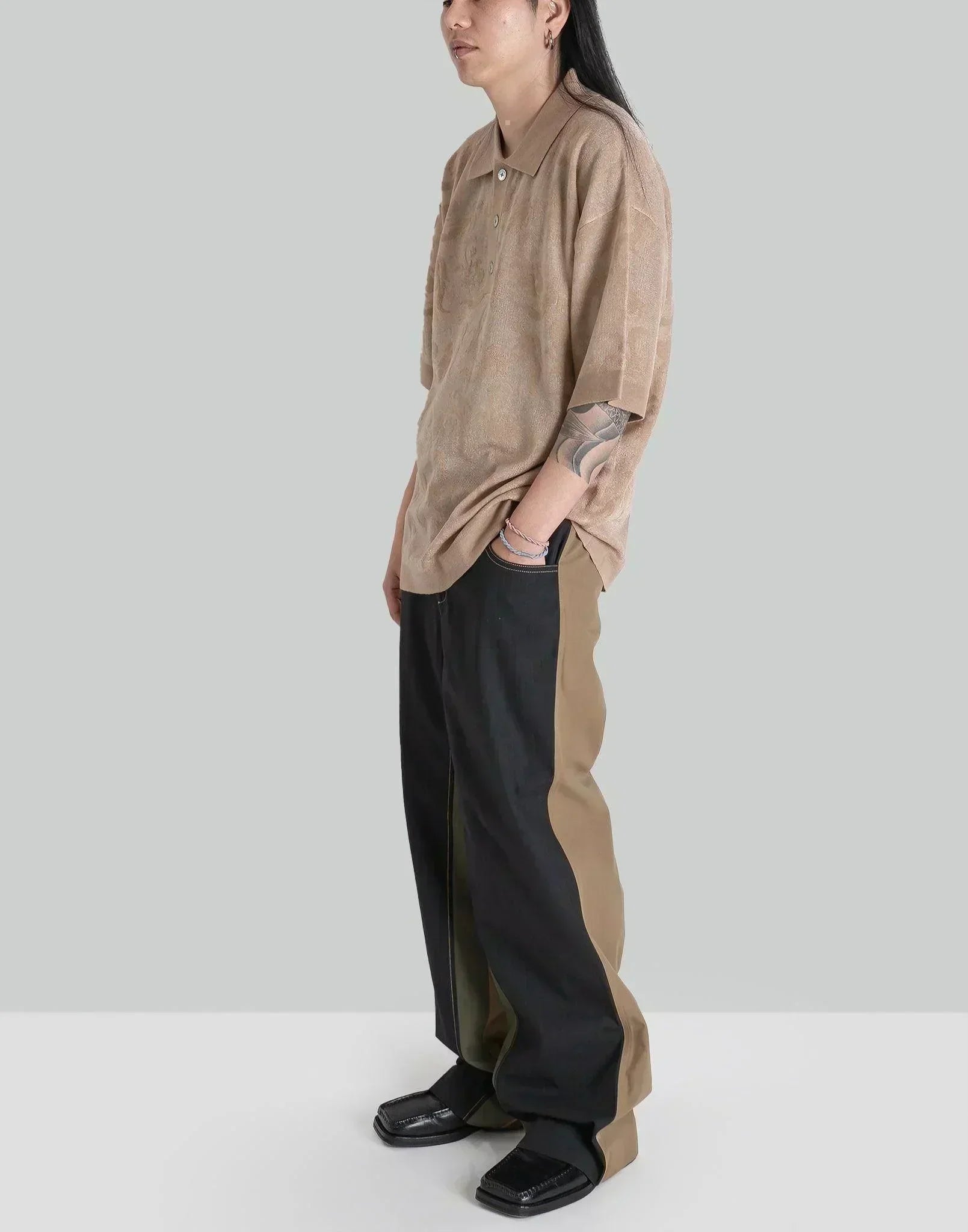 FENG CHEN WANG - DOUBLE WAISTBAND DENIM - 082plus