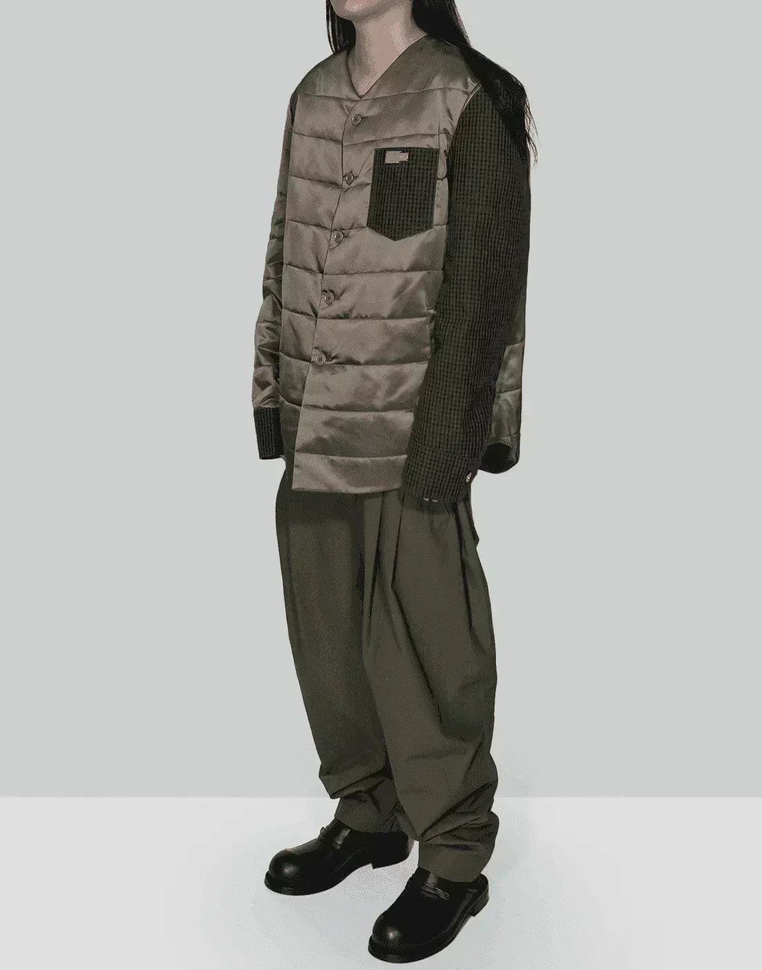 FENG CHEN WANG - DOUBLE WAISTBAND TROUSERS - 082plus