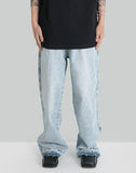 DOUBLE-WAISTED DENIM