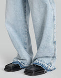 FENG CHEN WANG - DOUBLE-WAISTED DENIM - 082plus