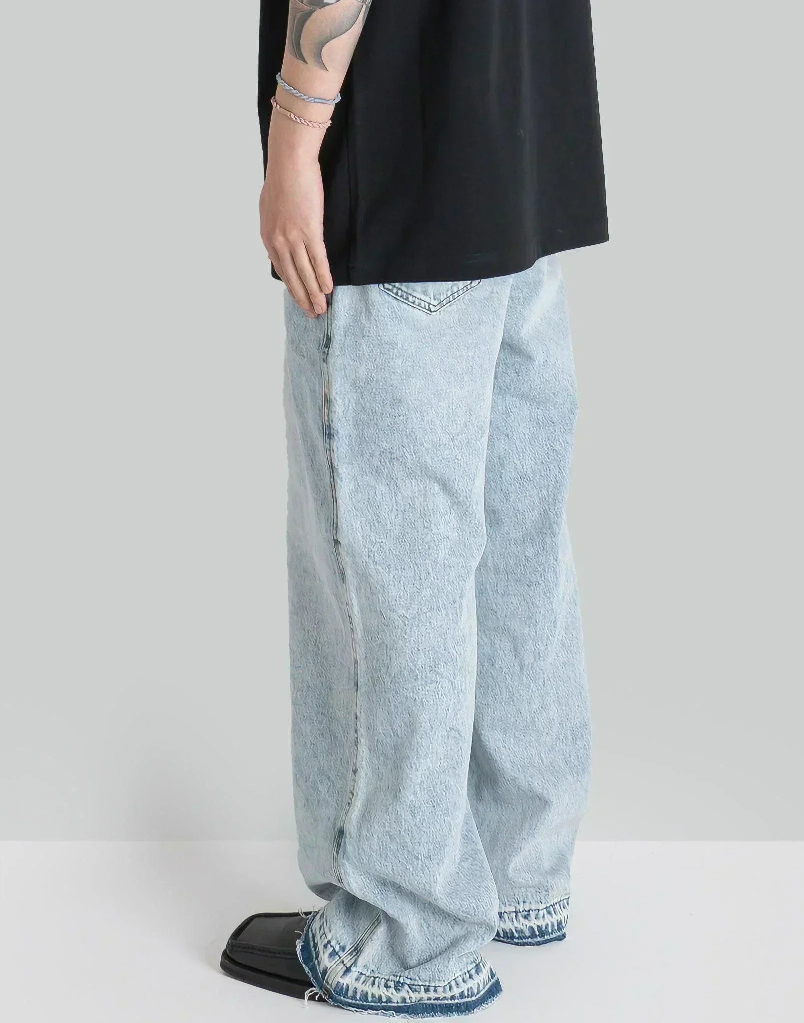 FENG CHEN WANG - DOUBLE-WAISTED DENIM - 082plus