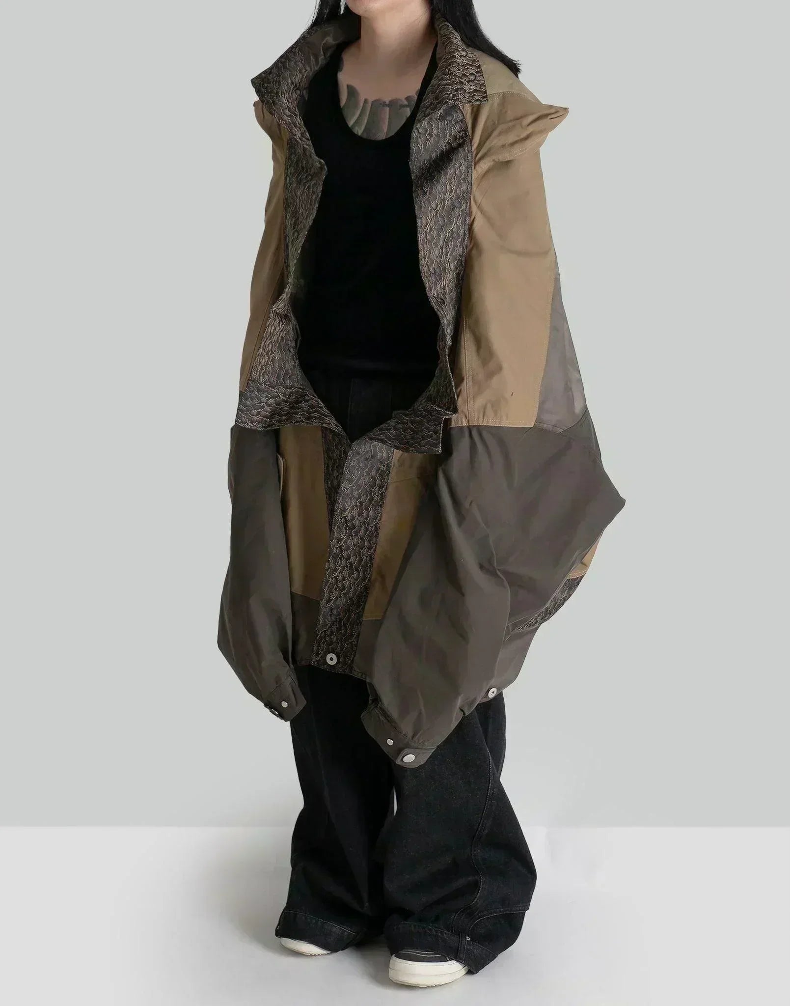 FENG CHEN WANG - DRAPED PANEL JACKET - 082plus