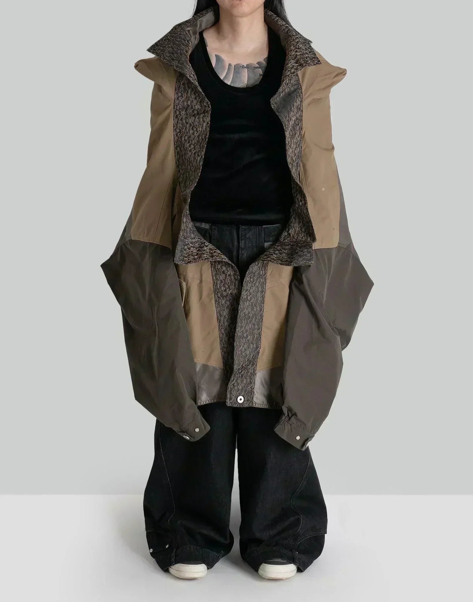 FENG CHEN WANG - DRAPED PANEL JACKET - 082plus