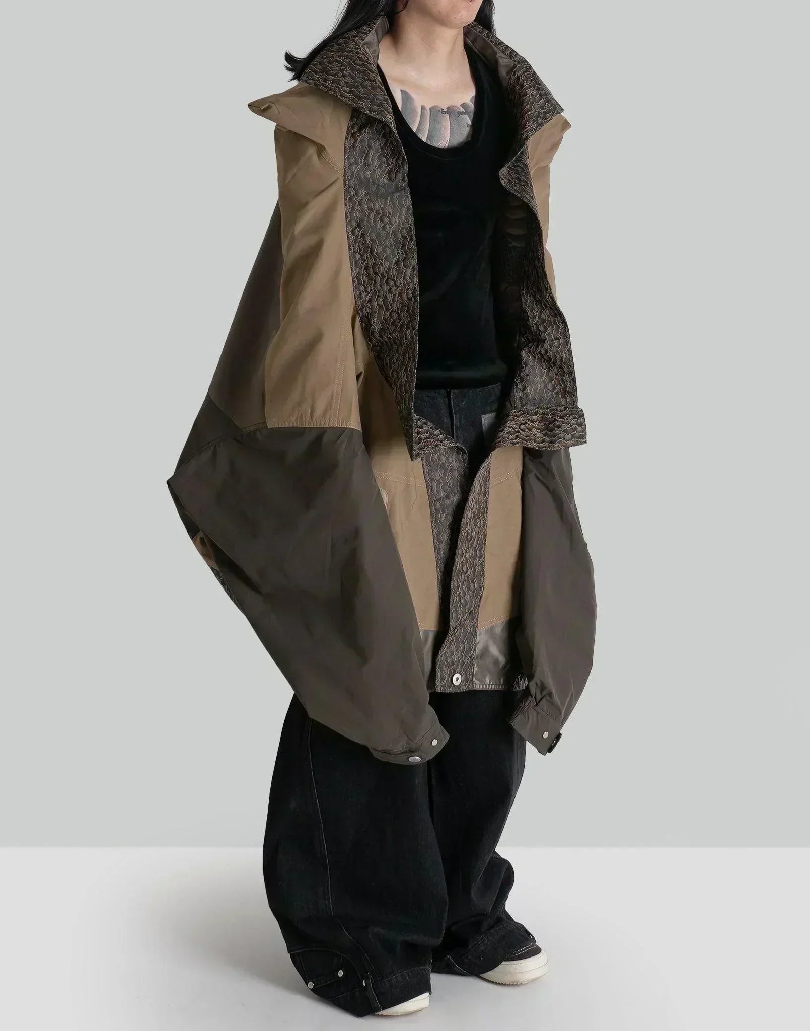 FENG CHEN WANG - DRAPED PANEL JACKET - 082plus