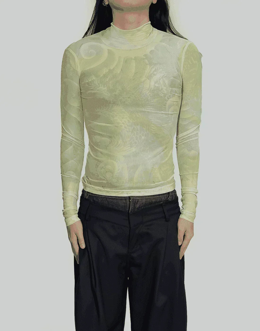 FENG CHEN WANG - DREAM PRINT ROLL NECK - 082plus