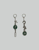 FCW JADE STONE EARRING