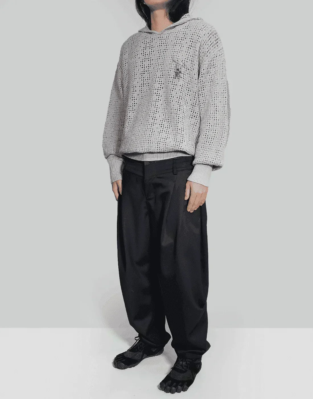 FENG CHEN WANG - HOODIED KNIT - 082plus