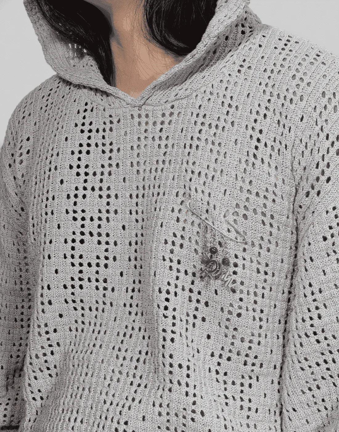 FENG CHEN WANG - HOODIED KNIT - 082plus