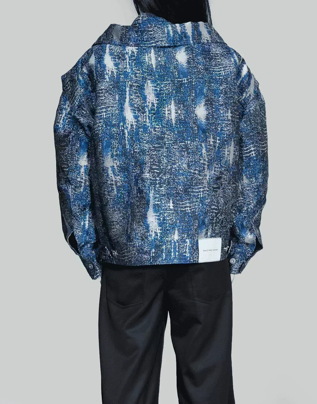 FENG CHEN WANG - JACQUARD LAYERED JACKET - 082plus
