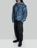 FENG CHEN WANG - JACQUARD LAYERED JACKET - 082plus