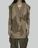 JACQUARD OVERSIZED VEST