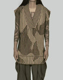 JACQUARD OVERSIZED VEST