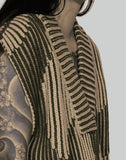 FENG CHEN WANG - JACQUARD OVERSIZED VEST - 082plus